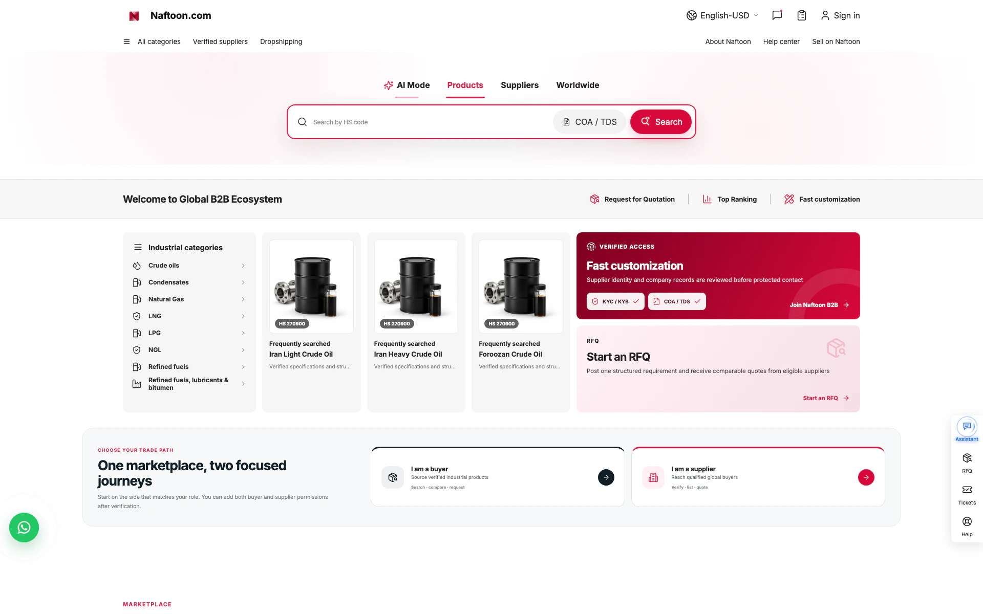 Naftoon homepage